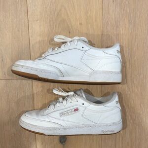 Reebok Women’s White and Gum Sneakers